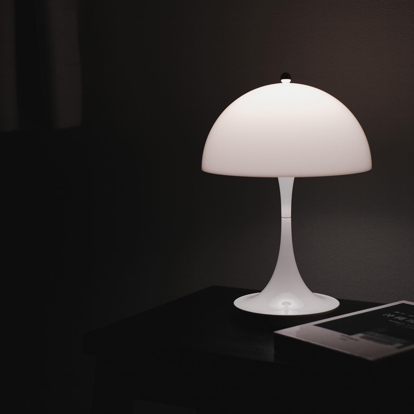 Hugo 160 Portable LED Table Lamp - White Opal Acrylic