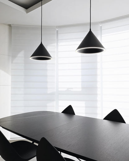 Cone Pendant Lamp - Black