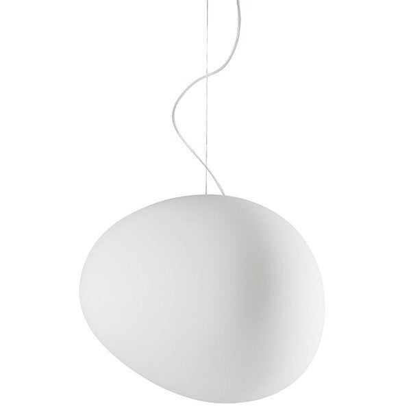 Cloud Pendant Lamp - Blown Satin Glass