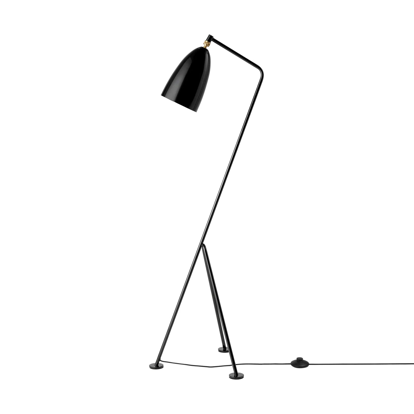 Cavaletta Floor Lamp - Black/Brass