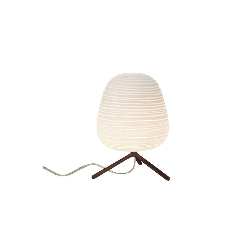 Kami 3 Lantern Table Lamp - Satin Glass