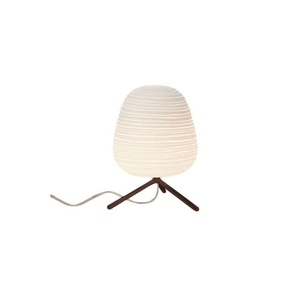 Kami 3 Lantern Table Lamp - Satin Glass