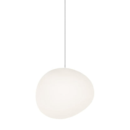 Cloud Pendant Lamp - Blown Satin Glass