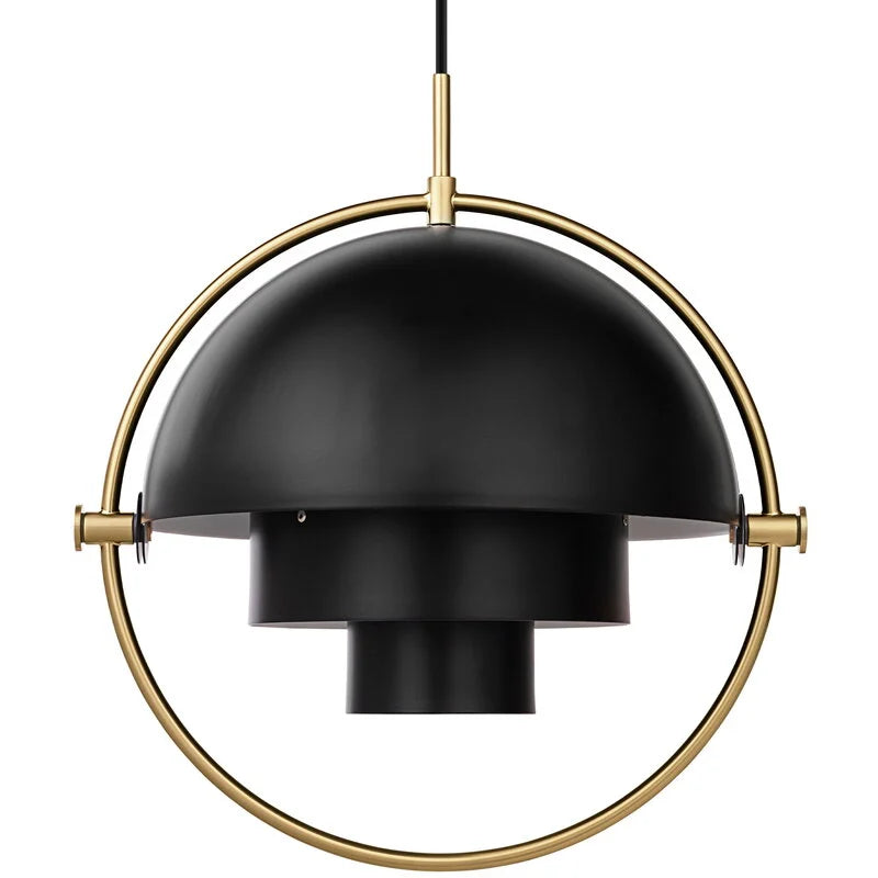 Sfera Pendant - Black/Brass