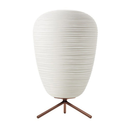 Kami 1 Lantern Table Lamp - Satin Glass