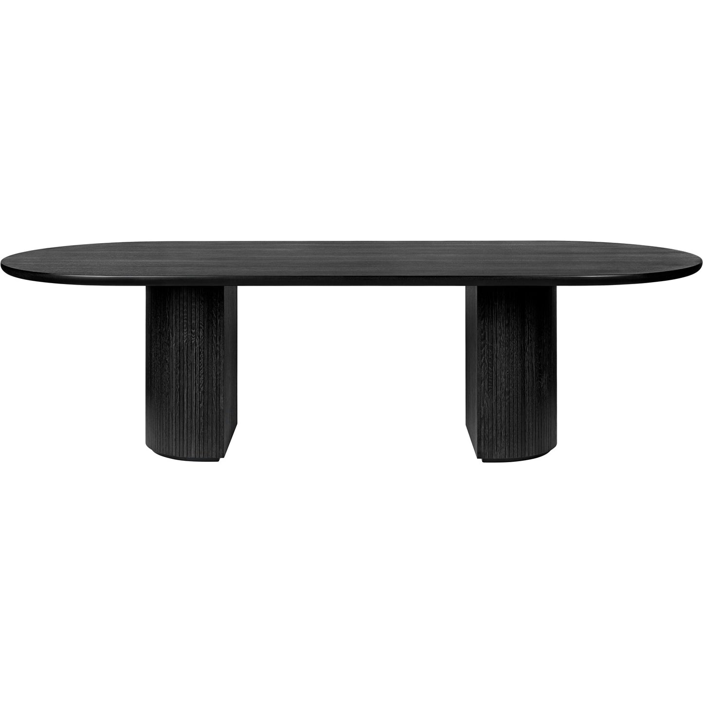 Eclipse Dining Table Long - Brown Black Oak Veneer