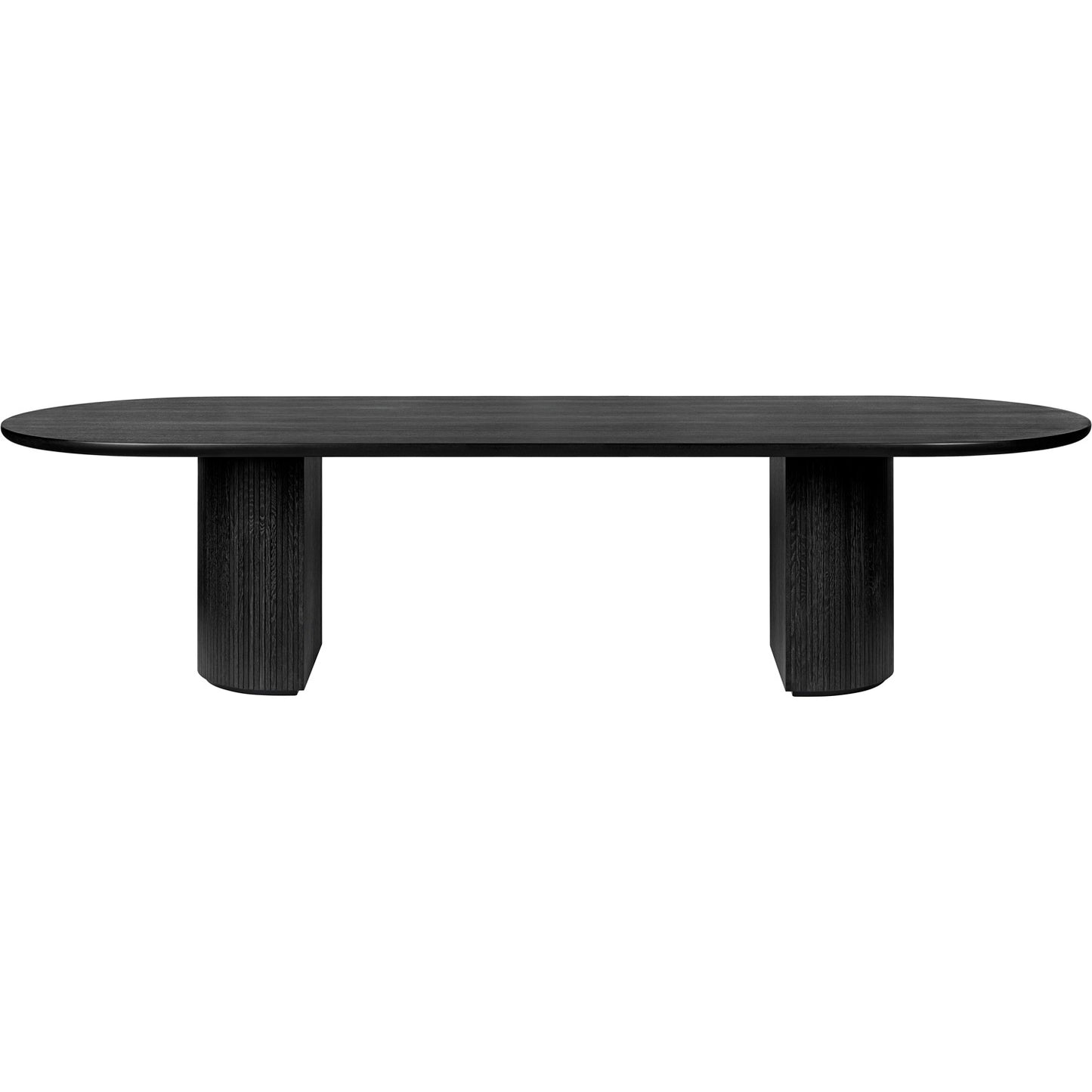 Eclipse Dining Table Long - Brown Black Oak Veneer