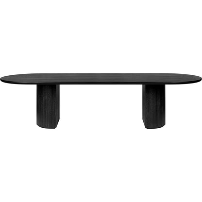 Eclipse Dining Table Long - Brown Black Oak Veneer