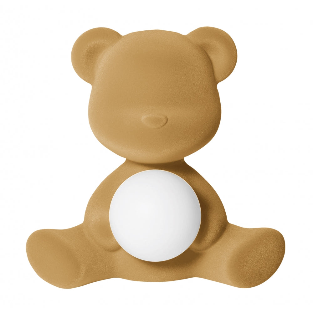 Teddy Lamp Velvet Finish with Rechargeable Led - Beige